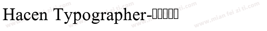 Hacen Typographer字体转换